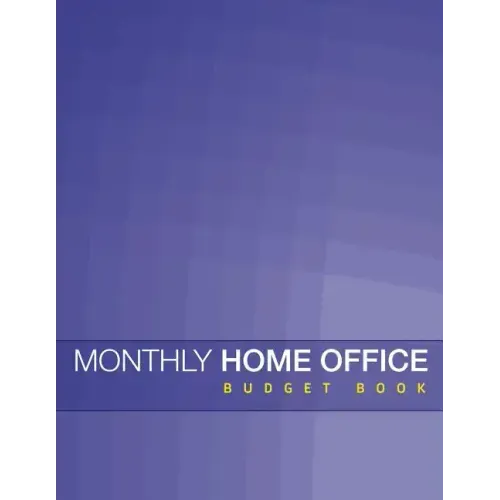 Monthly Home Office Budget Book