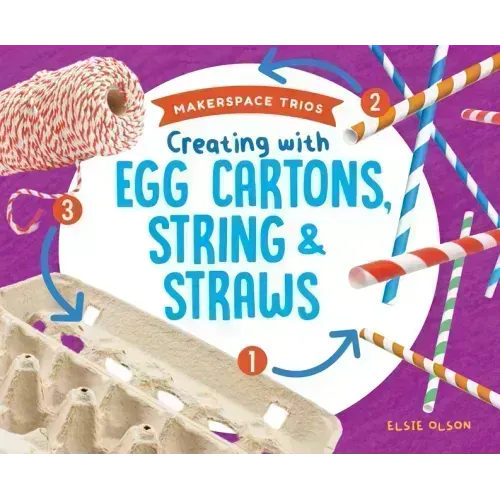 Creating with Egg Cartons, String & Straws