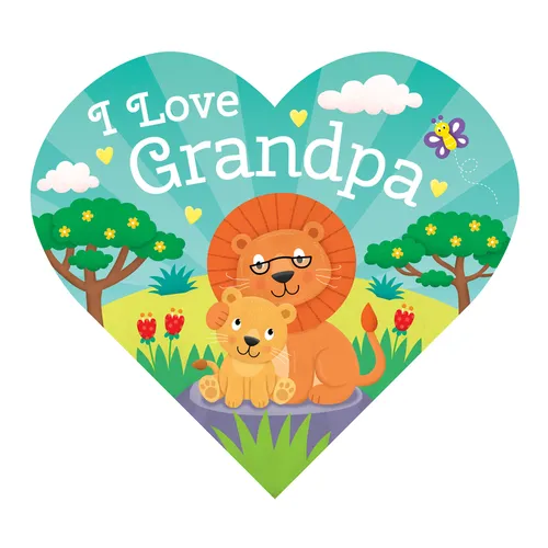 Heart-Shaped BB - I Love Grandpa