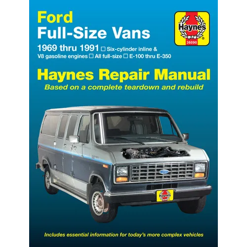 Ford E-100 Thru E-350 Full-Size Vans 1969-91