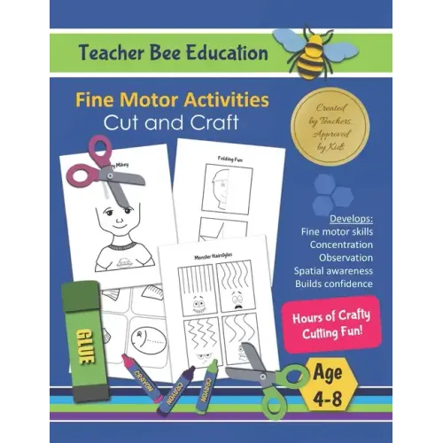 Cut and Craft: Fine Motor Activities - Hours of Crafty Cutting Fun