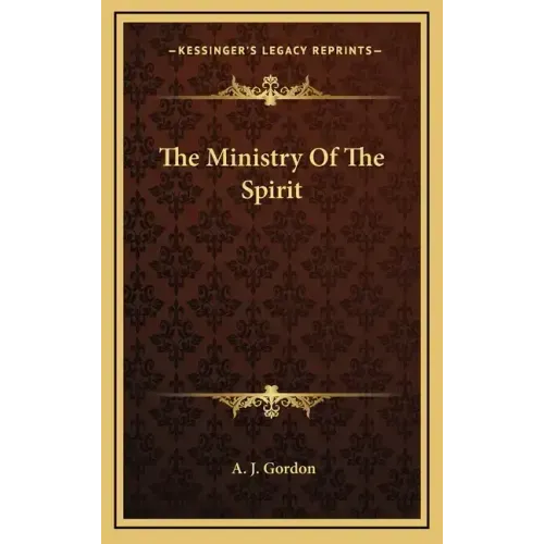 The Ministry of the Spirit
