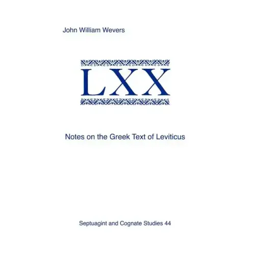 Notes on the Greek Text of Leviticus
