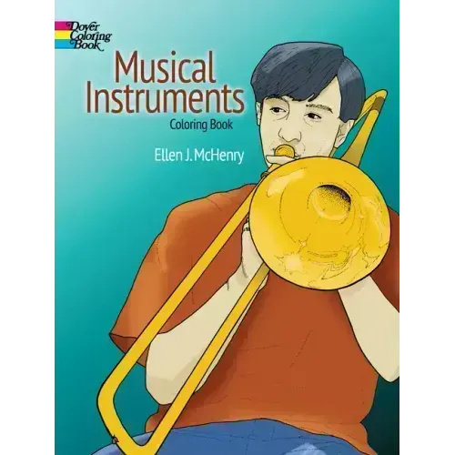 Musical Instruments Coloring Book