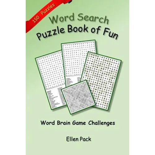 Word Search Puzzle Book of Fun: Word Brain Game Challenges