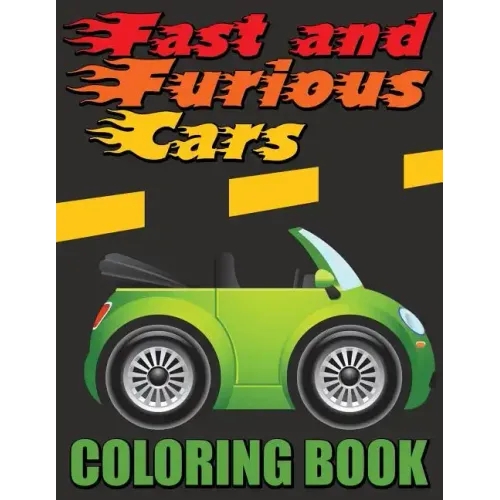 Fast and Furious Cars Coloring Book