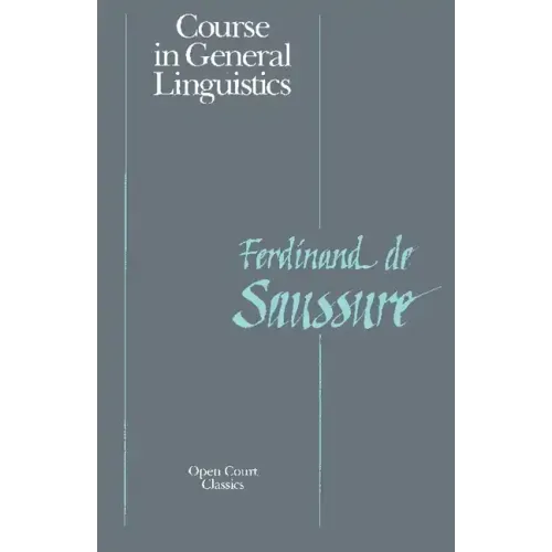 Course in General Linguistics