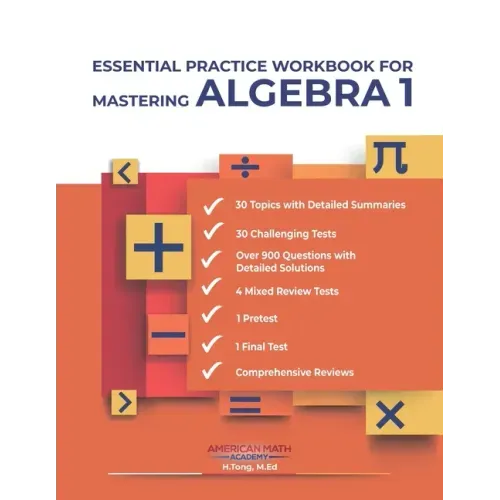 Essential Practice Workbook for Mastering Algebra 1