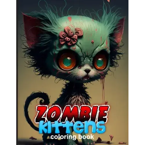 Zombie Kittens Coloring Book