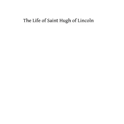 The Life of Saint Hugh of Lincoln