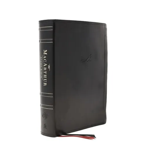 The Esv, MacArthur Study Bible, 2nd Edition, Leathersoft, Black: Unleashing God's Truth One Verse at a Time