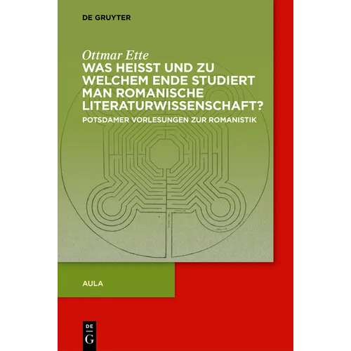 Was Heisst Und Zu Welchem Ende Studiert Man Romanische Literaturwissenschaft?: Potsdamer Vorlesungen Zur Romanistik