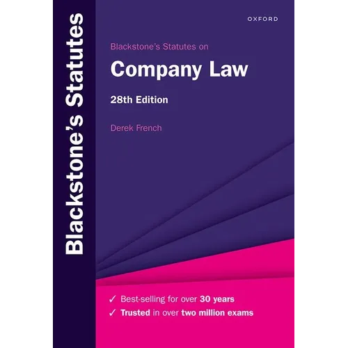 Blackstone's Statutes on Company Law