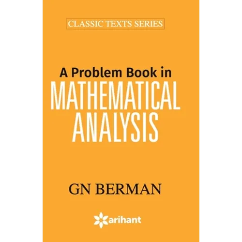 4901102Mathematical Analysis