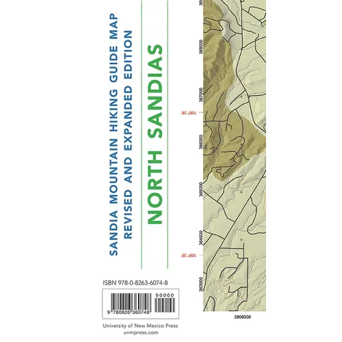 Sandia Mountain Hiking Guide Map, Revised and Expanded Edition