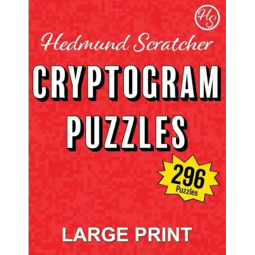Cryptogram Puzzles (Book 1): Large Print