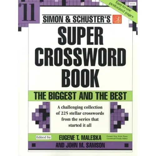 Simon & Schuster Super Crossword Puzzle Book #11