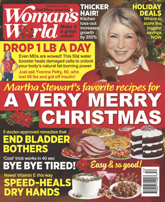 Woman's World - 12.25.23 Martha Stewart's Favorite Recipes for a Very Merry Christmas