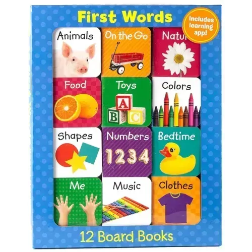 First Words (12 Board Book Set)
