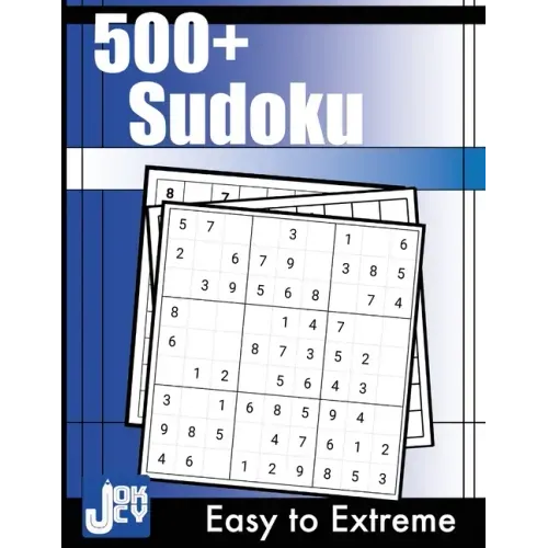 +500 Sudoku: Easy to Extreme Puzzles for Adults