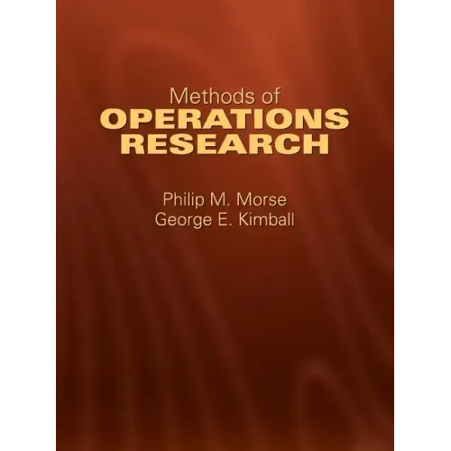 Methods of Operations Research