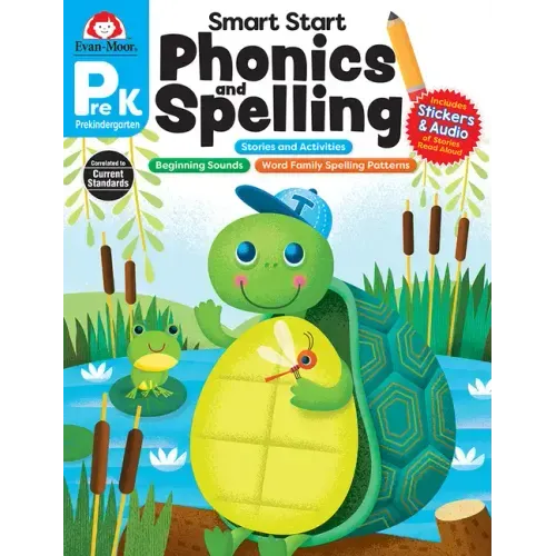 Smart Start: Phonics and Spelling, Grade Prek Workbook