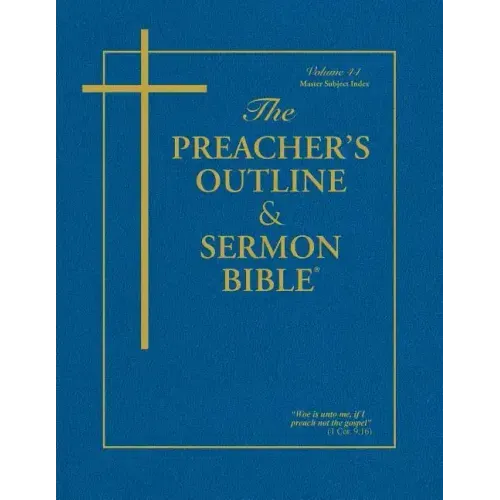 The Preacher's Outline & Sermon Bible: Master Subject Index