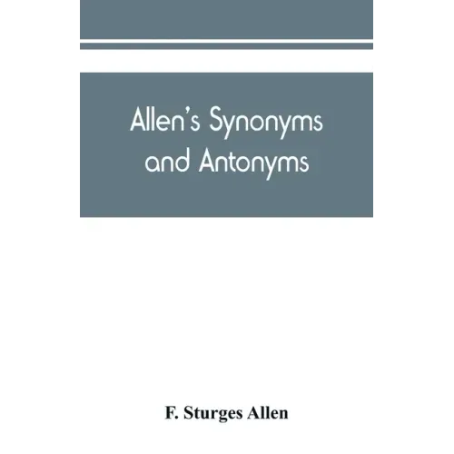 Allen's synonyms and antonyms