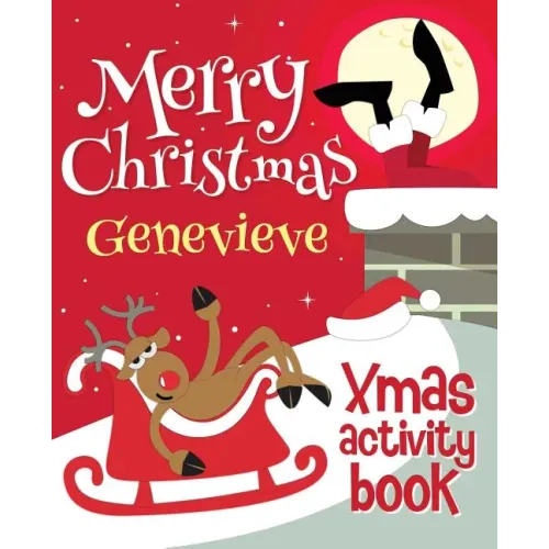 Merry Christmas Genevieve - Xmas Activity Book: (Personalized Children's Activity Book)