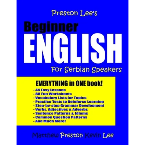 Preston Lee's Beginner English For Serbian Speakers