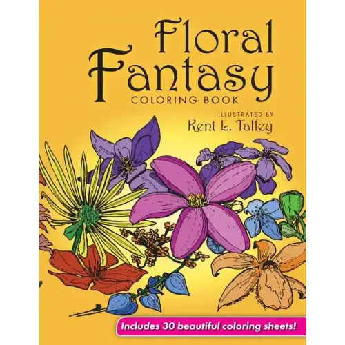 Floral Fantasy Coloring Book