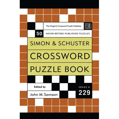 Crossword Puzzle Book: 50 Never-Before Published Puzzles