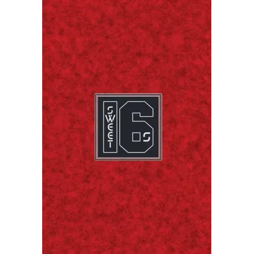 Sweet 16s: Hardcover Rap Notebook Journal For Rappers, Lyrics and Hip Hop Heads - 112 pages and 7x10 Songwritering Journal - Cool Red Book