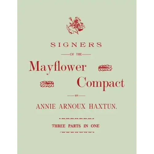 Signers of the Mayflower Compact. Three Parts in One