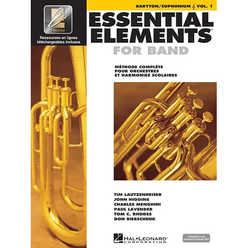 Essential Elements for Band Avec Eei Vol. 1 French Edition (Book/Online Audio)
