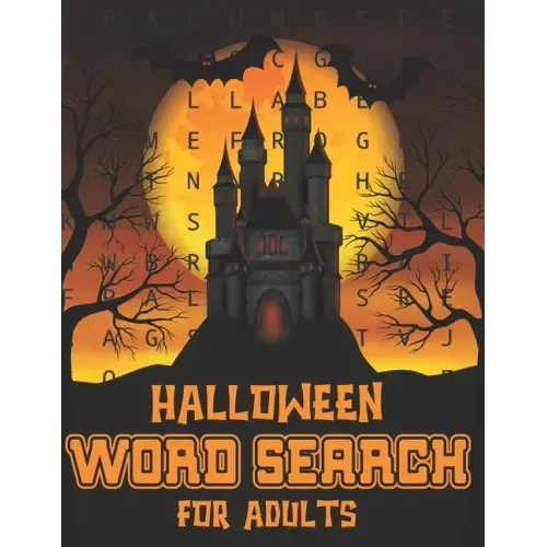 Halloween Word Search For Adults: Halloween Word Search Large Print Puzzle Book Fun For Adults