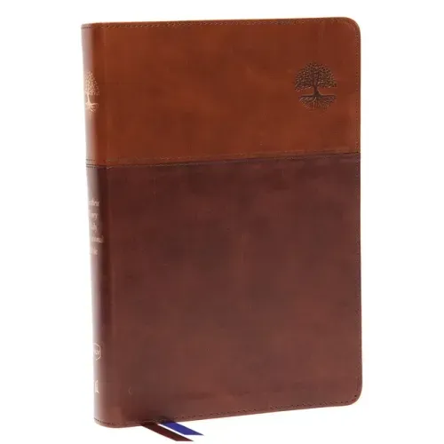 Nkjv, Matthew Henry Daily Devotional Bible, Leathersoft, Brown, Red Letter, Thumb Indexed, Comfort Print: 366 Daily Devotions by Matthew Henry