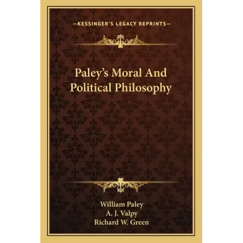 Paley's Moral and Political Philosophy