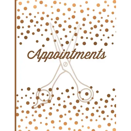 Appointments: Hair Salon Appointment Setting Book