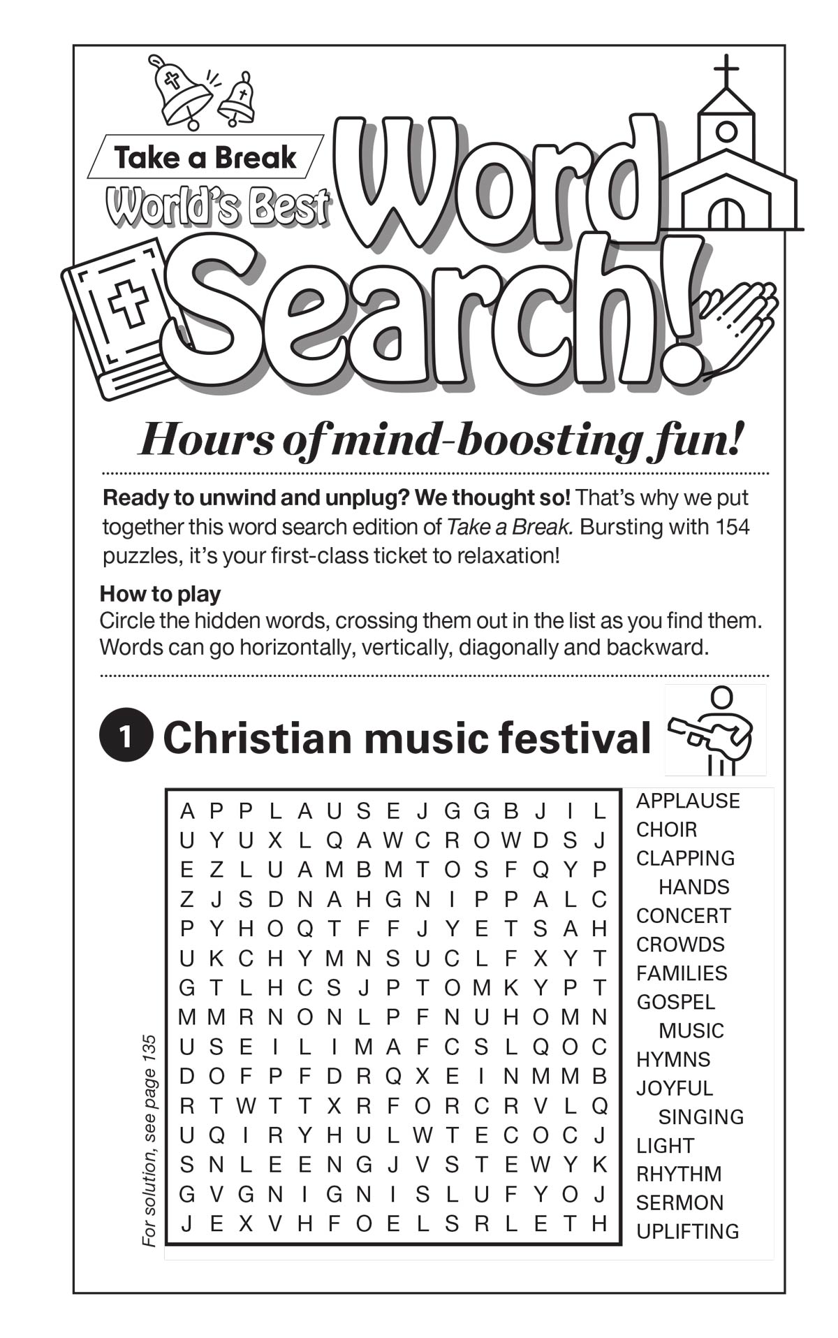 World's Best Puzzle - Word Search 25.05.02: 154 Religious, Spiritual & Faith Based Puzzles, Easy Spring Edition! The Perfect Way To Unwind, Sharpen Your Brain, Relax, Unplug & More!