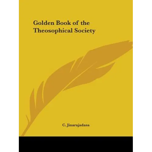 Golden Book of the Theosophical Society