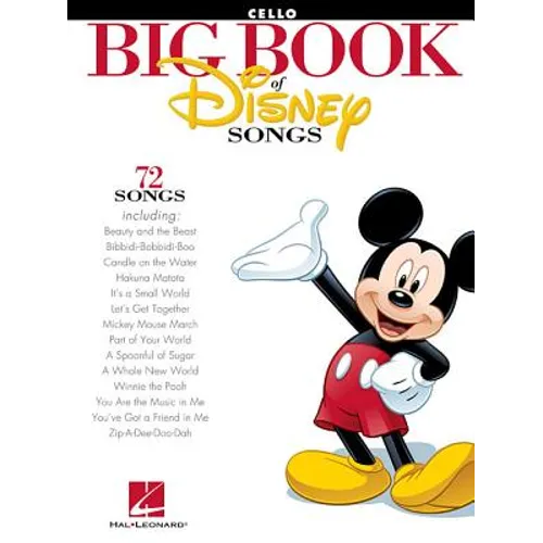 The Big Book of Disney Songs: Cello