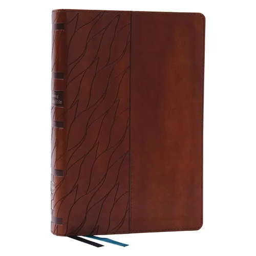 Encountering God Study Bible: Insights from Blackaby Ministries on Living Our Faith (Nkjv, Brown Leathersoft, Red Letter, Comfort Print, Thumb Indexed