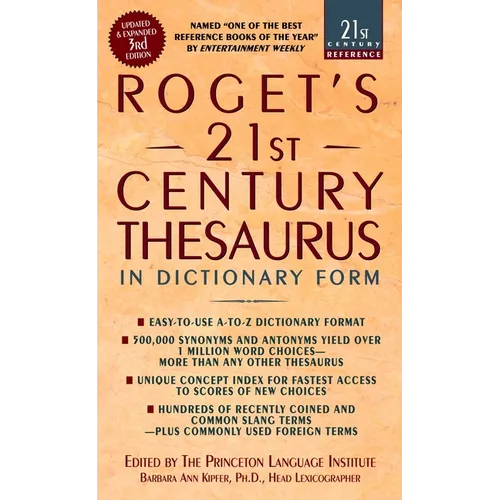 Roget's 21st Century Thesaurus, Third Edition