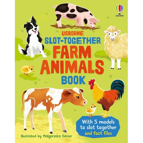 Slot-Together Farm Animals Book