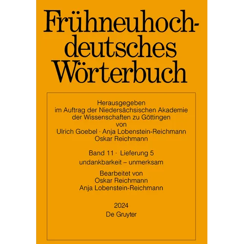 Frühneuhochdeutsches Wörterbuch. Band 11/Lieferung 5