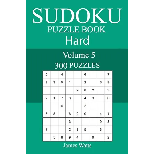 300 Hard Sudoku Puzzle Book