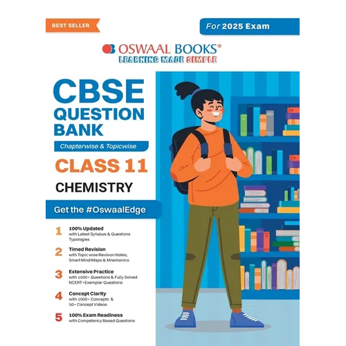 Oswaal CBSE Question Bank Class 11 Chemistry, Chapterwise and Topicwise Solved Papers For 2025 Exams