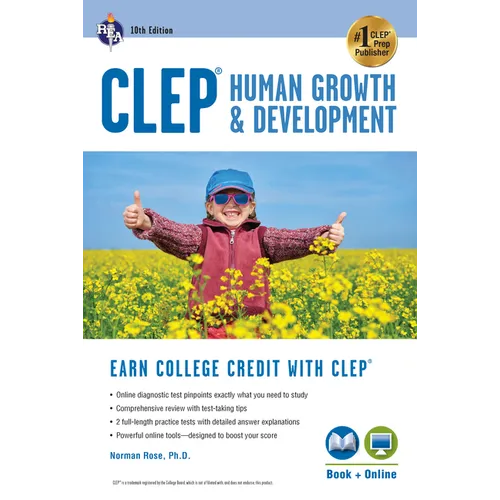 Clep(r) Human Growth & Development, 10th Ed., Book + Online