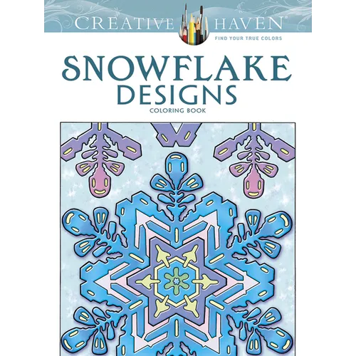 Creative Haven Snowflake Designs Coloring Book